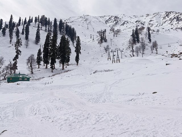 Snowfields at Apharwat peak
